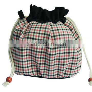 2016 wholesale Factory pu canvas nylon polyester Cosmetic bag