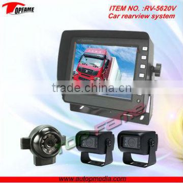 RV-5620V car reverse camera system with 5.6" LCD bracker monitor for Vans/trucks/buses/motor homes