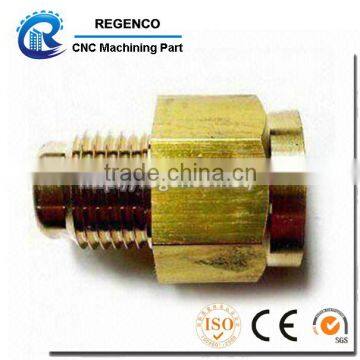 CNC Turned Part with Zinc and Nickel Finish, Made of Brass, Bronze and Aluminum Alloy