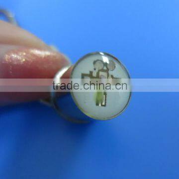 Normal Design epoxy logoed led dog tags, customized electronic pet tags