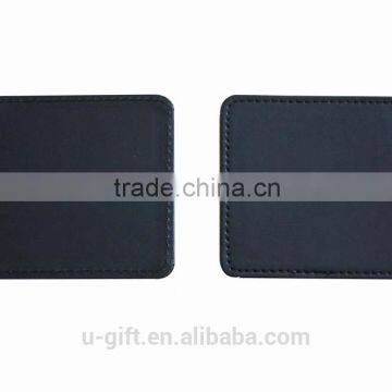 Custom Pu leather coaster , Hotel in-room supplies