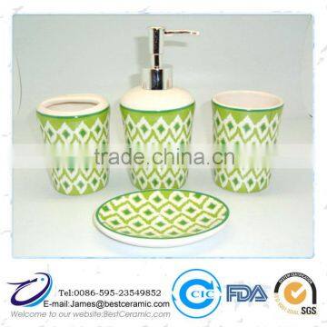 Pupular Dolomite Ceramic Bathroom Sets