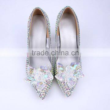 Gorgeous Bridal Wedding Shoes Sexy Women Pumps Lady Women High Heels Shoes With Strass photo-2