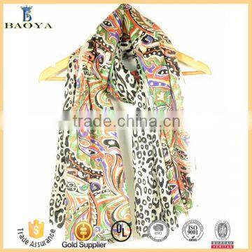 Factory Price Premium Printed China Silk Scarf