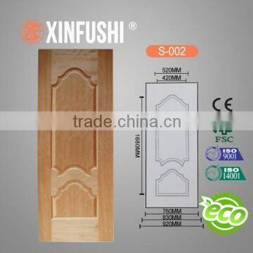 modled ash veneer door skin