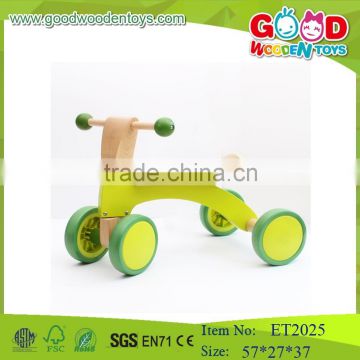 2015 top new item wooden 4 wheel bike for sale