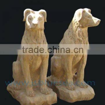 Antique Stone Dog