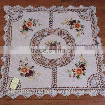 new design handmade crochet table cloth