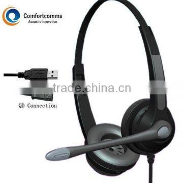 Comfortable Noise-canceling Call Center Usb Headphone photo-4