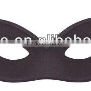 Black Harlequin Half Mask MK020