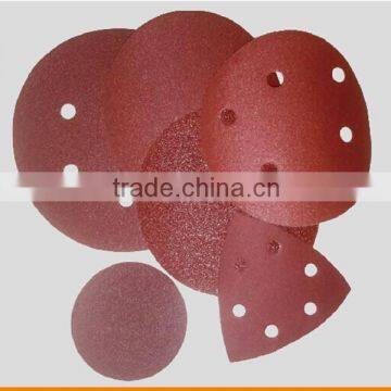 R.j no.A09-04 sanding solid wood veneer medium density board plywood particle board textile and leather Velcro sanding discs