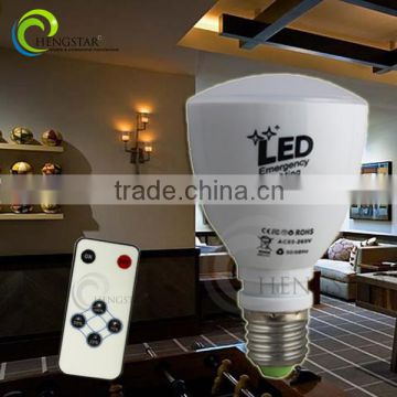 Emergency led bulb rechargeable 4-6hours after full charge e27 ce,rohs ,rechargeable battery for led bulb light