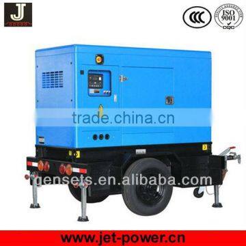 Trailer silent type 25kva diesel generator price