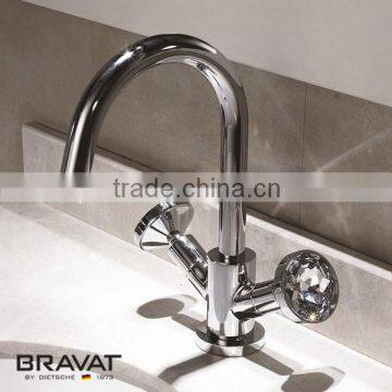 Water Faucet Air Mix Technology Smooth surface Brass Basin Faucet F12680C