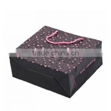 Custom Printed Kraft Luxury Paper Shopping Bag With Handle