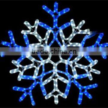 2D Snowflake Shaped Led Rope Light Motifchristmas Decoration Light for Outdoor Use photo-3