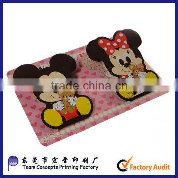 cute cartoon shaped self-adhesive Sticky notepad