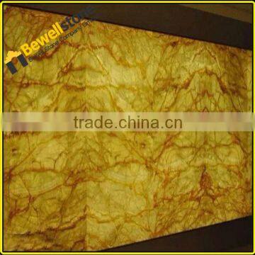 Super thin panel natural white onyx marble tile slab, wall backlit white onyx tile