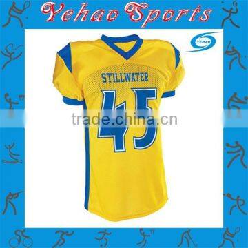 yellow team sports american football jersey