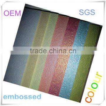 embossed pearl paper