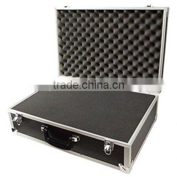 Large Carry Flight Case Foam Padded Protection Secure Storage Box 570x380x190mm