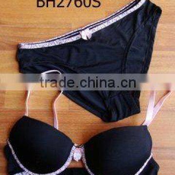 Manufactory high quality OEM G-string women underwear ladies sexy panty and bra sets