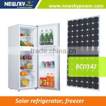 2014 high quality home solar refrigerator dc motor