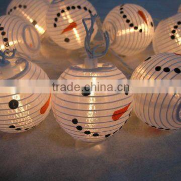 Power string light set in pvc tube