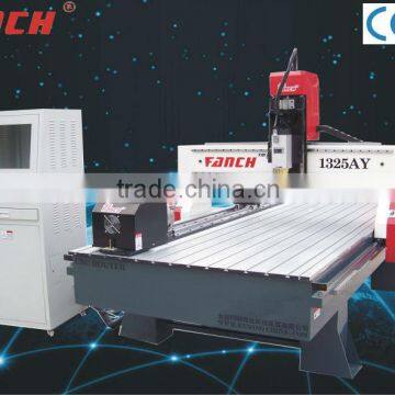 cnc router with rotary attachmen/200*2000mm rotary /4.5kw spindle /stepper motors/heavy duty structure/T-Slot clamping/Ncstudio