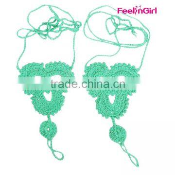 Latest Fancy Girls Slave Barefoot Sandals For Women photo-2