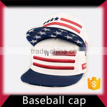 100% cotton six panel 3d embroidery baseball cap