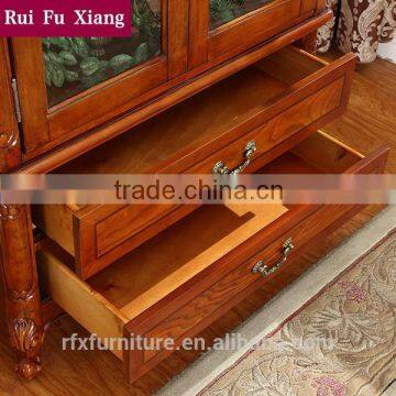 Hardwood Wine and Liquor Cabinet Rack With Glass Holders for Living Room Furniture Set Z-204 photo-5