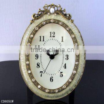 Fashion table top clock with photo frame