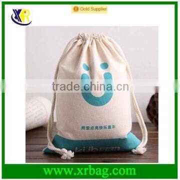 Custom cotton storage buggy drawstring pouch bag