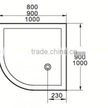 SUNZOOM Curved Shower Base,round Corner Shower Base,upc Round Shower Base photo-2
