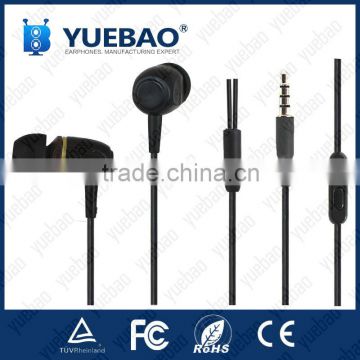 2015 best selling natural wood in ear earphones