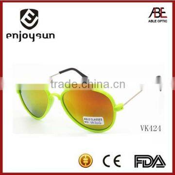 colorful double bridge fashion kids sunglassees with cheap price