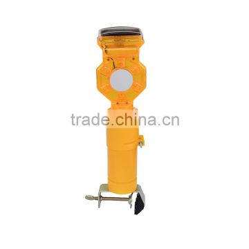 road construction solar hazard emergency warning led light