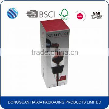 Wine Paper Box Pretty Cardboard Customized Wine Box wholesale