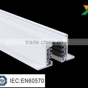 3 phase 4 wires square built-in track led track light rail