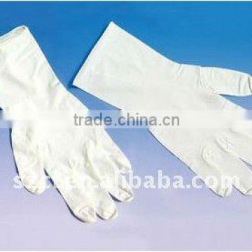 Powdered nitrile gloves