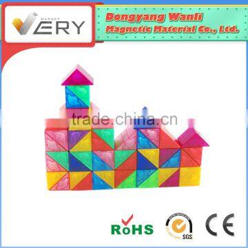 Strong magnetic toys Pre-school Learning safe magnetic construction Intelligence Building Blocks