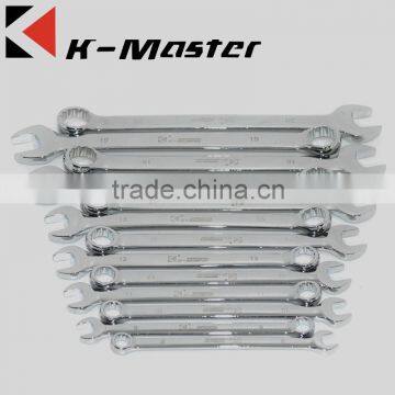 K-Master mirror polished chrome plated gear wrench set wrench wrench set