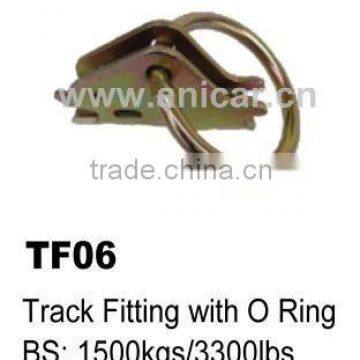 TF06 Track Fitting with O Ring zinc plated