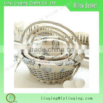 Wholesale Oval Wicker Display eggs Basket Easter basket ,Gift basket for shopping