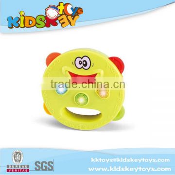 Best music and light item wholesale tambourine,flashing glow tambourine,plastic mini tambourine