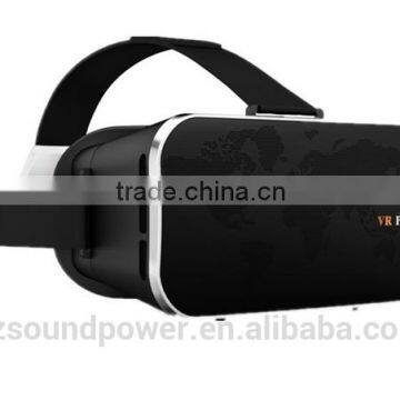 2016 New Google Cardboard Eva Foam VR Viewer Virtual Reality 3D Glasses,hd Virtual 3d DIY for 3.5"- 6" Phone for Gaming Glasses photo-6