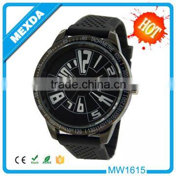 New design 3atm water resistant stainless steel back man quartz watch