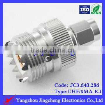 UHF female to SMA male adapter rf connector 50ohm