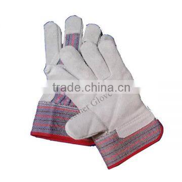 Popular working leather mining safety gloves